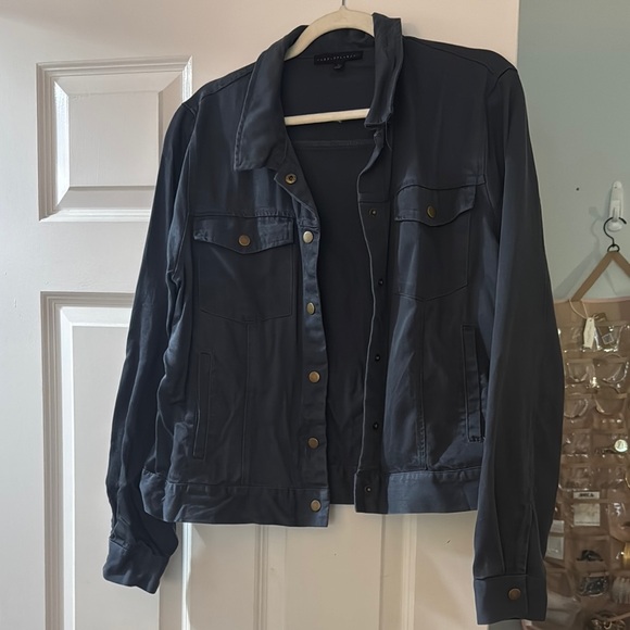 Jane and Delancey Jackets & Blazers - Jane and Delancey Charcoal Jean Jacket